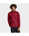 Nike Men's Cardinal Usc Trojans 2025 Coaches Premium Dri-fit Half-zip Pullover Sweatshirt In Red