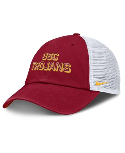 Nike Men's Cardinal Usc Trojans 2025 Gameday On-field Club Adjustable Trucker Hat In Red