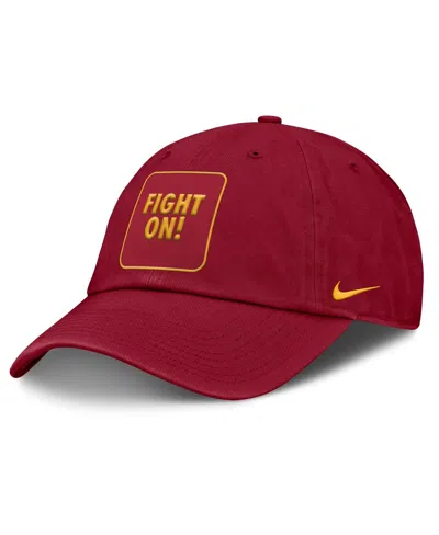 Nike Cardinal Usc Trojans Local Club Adjustable Hat In Red