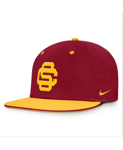 Nike Men's Cardinal Usc Trojans On-field Dugout True Performance Fitted Hat
