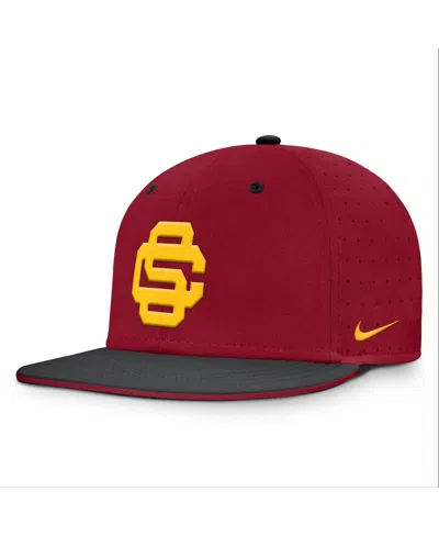 Nike Men's Cardinal Usc Trojans On-field Dugout True Performance Fitted Hat