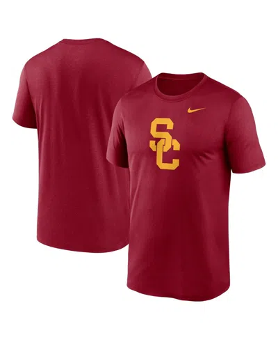 Nike Men's Cardinal Usc Trojans Primetime Legend Logo T-shirt In Red