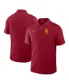 Nike Cardinal Usc Trojans Primetime Victory Primary Logo Performance Polo In Red