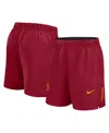 Nike Men's Cardinal Usc Trojans Primetime Woven Victory Performance Shorts In Burgundy