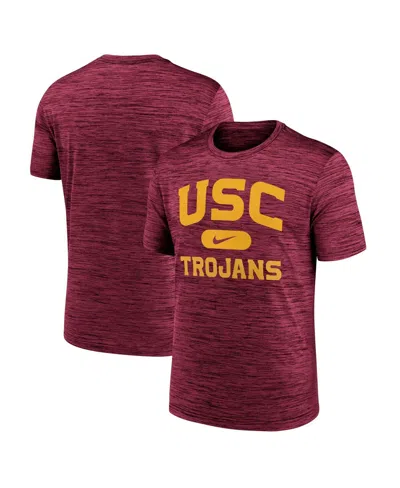 Nike Men's Cardinal Usc Trojans Velocity Mascot Performance T-shirt In Brown