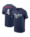 Nike Men's Carlos Correa Navy Minnesota Twins Fuse Name Number T-shirt In Navy