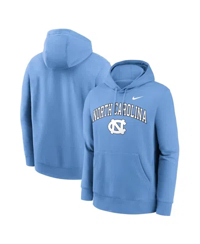 NIKE MEN'S CAROLINA BLUE NORTH CAROLINA TAR HEELS CLUB FLEECE ARCH PULLOVER HOODIE