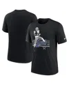 Nike Men's Ceedee Lamb Heather Black Dallas Cowboys Player Graphic T-shirt In Black