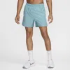 Nike Men's Challenger Dri-fit 5" Brief-lined Running Shorts In Blue