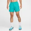 Nike Dri-fit Challenger 5-inch Brief Lined Shorts In Green