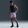 Nike Dri-fit Challenger 5-inch Brief Lined Shorts In Purple