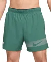Nike Men's Challenger Flash Dri-fit 5" Running Shorts In Bicoastal,black,black,reflective Silv