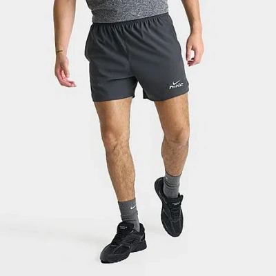 Nike Men's Challenger Flash Dri-fit Brief-lined 5" Running Shorts In Gray
