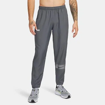 Nike Men's Challenger Flash Dri-fit Woven Running Pants In Iron Grey