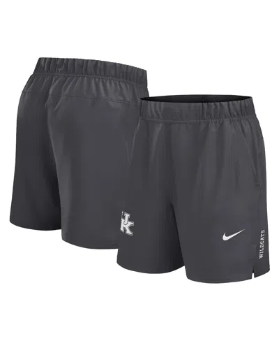 Nike Men's Charcoal Kentucky Wildcats Primetime Woven Victory Performance Shorts In Gray