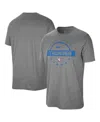 Nike Men's Charcoal Oklahoma City Thunder Authentic Practice T-shirt In Gray