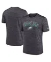 Nike Charcoal Philadelphia Eagles Velocity Performance T-shirt In Gray