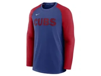Nike Men's Chicago Cubs Authentic Collection Pre-game Crew Sweatshirt In Assorted