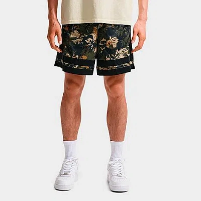 Nike Men's Classic Dri-fit Graphic Print 8" Basketball Shorts In Black
