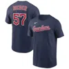 Nike Men's Cleveland Guardians Player Name & Number T-shirt In Navy