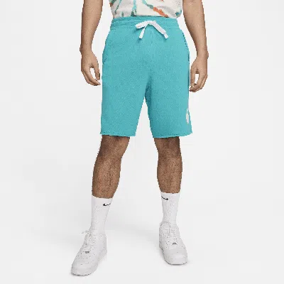 Nike Men's Club Alumni French Terry Shorts In Green