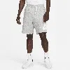 Nike Men's Club Alumni French Terry Shorts In Grey