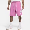 Nike Men's Club Alumni French Terry Shorts In Red