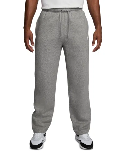 NIKE MEN'S CLUB BRUSHED FLEECE OPEN HEM PANTS