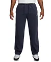 Nike Men's Club Brushed Fleece Open Hem Pants In Blue