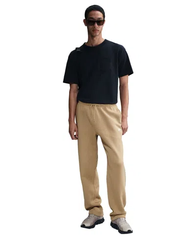 Nike Men's Club Brushed Fleece Open Hem Pants In Blue