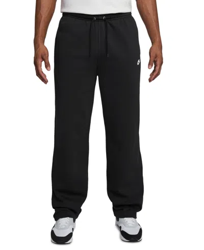 NIKE MEN'S CLUB BRUSHED FLEECE OPEN HEM PANTS