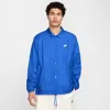 Nike Men's Club Coaches' Jacket In Blue