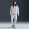 Nike Men's Club Cuffed Brushed Fleece Pants In White