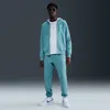 Nike Men's Club Cuffed Brushed Fleece Pants In Blue
