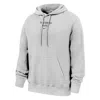 Nike Men's Club Fleece Football Pullover Hoodie In White