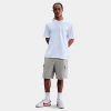 Nike Brushed Fleece Cargo Shorts In Gray