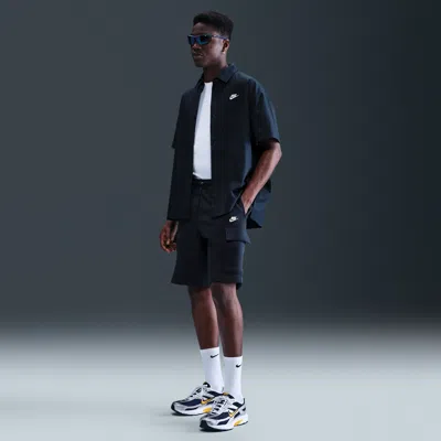 Nike Men's Club Fleece Cargo Shorts In Blue