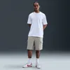 Nike Men's Club Fleece Cargo Shorts In Grey