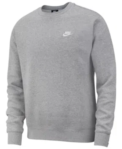 Nike Casual Sports Loose Round Neck Pullover Gray