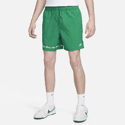 Nike Men's Club Fleece Flow Shorts In Green
