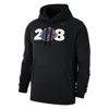 Nike Men's Club Fleece Football Pullover Hoodie In Black