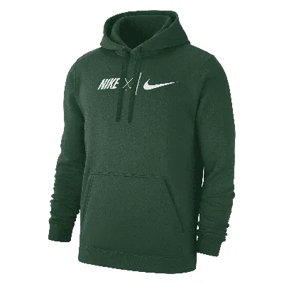 Nike Men's Club Fleece Golf Hoodie In Green