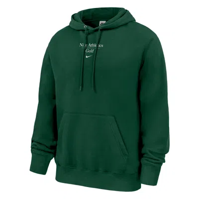 Nike Men's Club Fleece Golf Pullover Hoodie In Green