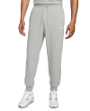 Nike Men's Club Fleece Knit Joggers In Dk Grey Heather/white