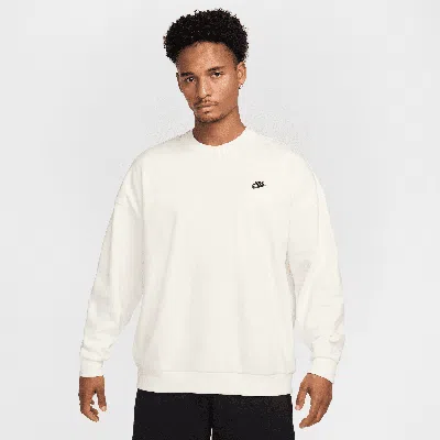 NIKE MEN'S CLUB FLEECE OVERSIZED FRENCH TERRY CREW,1015652698