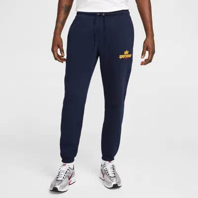 Nike Men's Club Fleece Pants In Blue