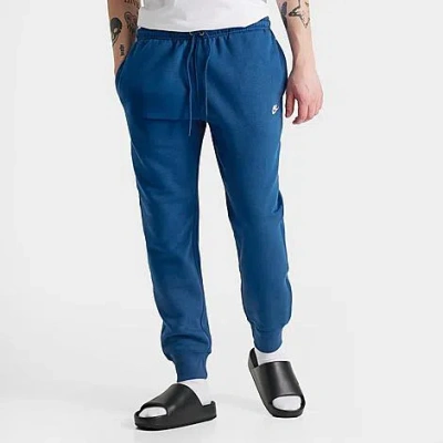 Nike Men's Club Fleece Premium Jogger Pants In Blue