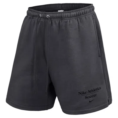Nike Men's Club Fleece Soccer Shorts In Gray