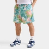 Nike Men's Club Flow Print Twill Woven Shorts In Mint Foam/denim Turquoise/mint Foam