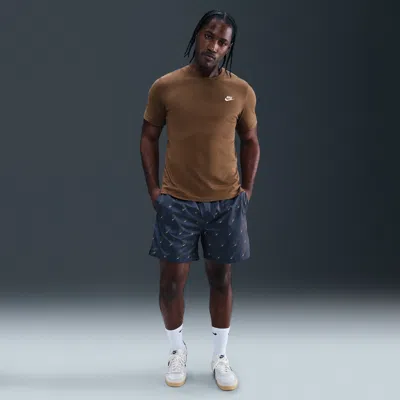 Nike Men's Club Flow Shorts In Blue